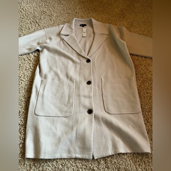 NWT J Crew Collared sweater jacket - Picture 6 of 7